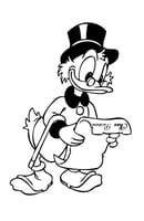 Donald Duck kleurplaat 19